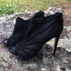 Vince Camuto Mesh Peep Toe Stiletto